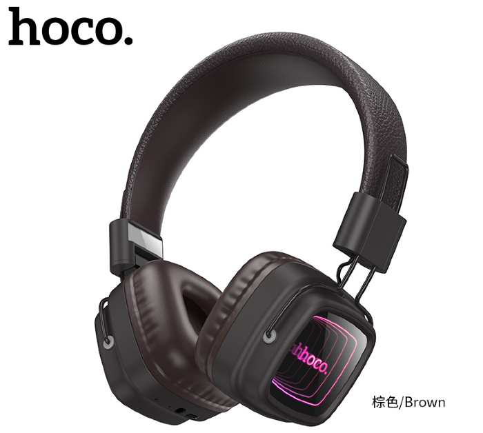 Беспроводные наушники HOCO W72 Eari III abyss mirror BT headphones - Brown купить оптом купить оптом