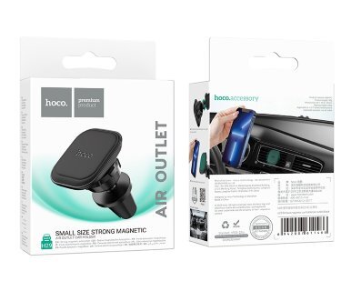Автодержатель Hoco H29 brilliant magnetic car holder (air outlet) - Черный купить оптом купить оптом