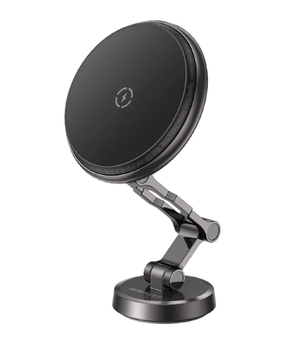 Держатель для телефона ACEFAST D30 Magnetic Folding Wireless Charging Car Holder - Black купить оптом купить оптом