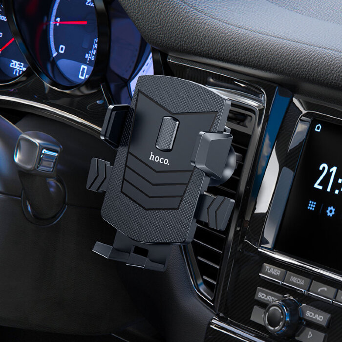 Автомобильный держатель hoco CA86 Davy one-button air outlet car holder - Black купить оптом купить оптом