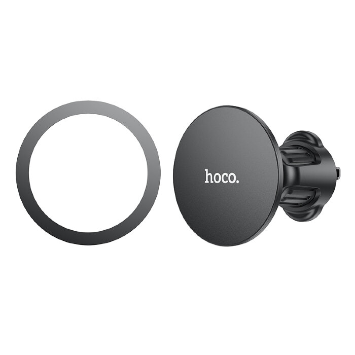 Автомобильный держатель Hoco H12 fine jade ring magnetic car holder (air outlet) - Black купить оптом купить оптом