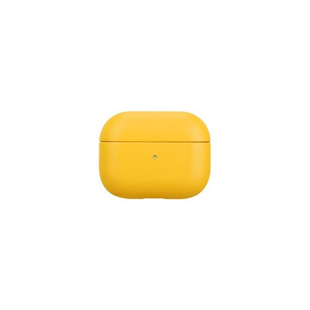 Чехол K-DOO LUXCRAFT Precision  Protection for Airpods 2 Premium leather case Yellow купить оптом купить оптом