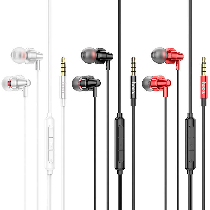 Наушники hoco M90 Delight wire-controlled earphones with microphone - Black
