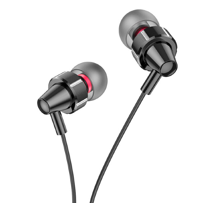 Наушники hoco M90 Delight wire-controlled earphones with microphone - Black