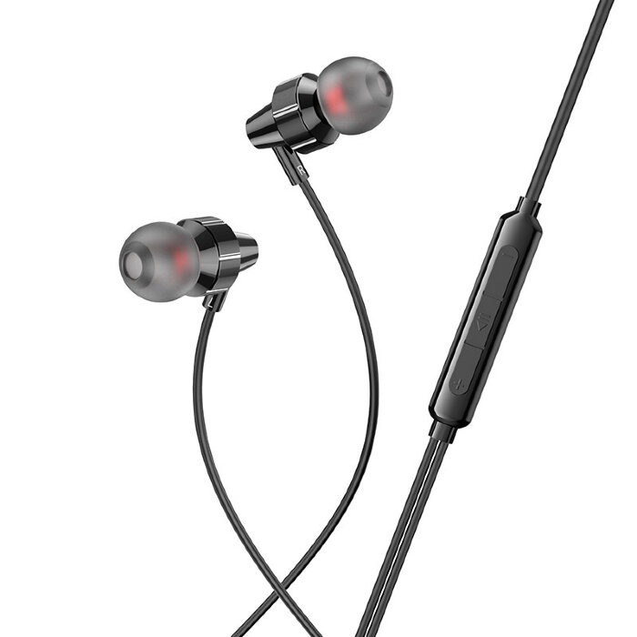 Наушники hoco M90 Delight wire-controlled earphones with microphone - Black