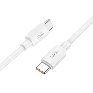 Кабель Hoco X96 hyper 100W fast charging data cable type-c to type-c - White купить оптом купить оптом