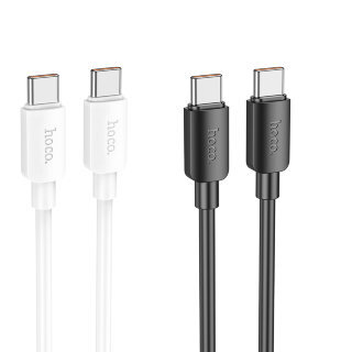 Кабель Hoco X96 hyper 100W fast charging data cable type-c to type-c - White купить оптом купить оптом