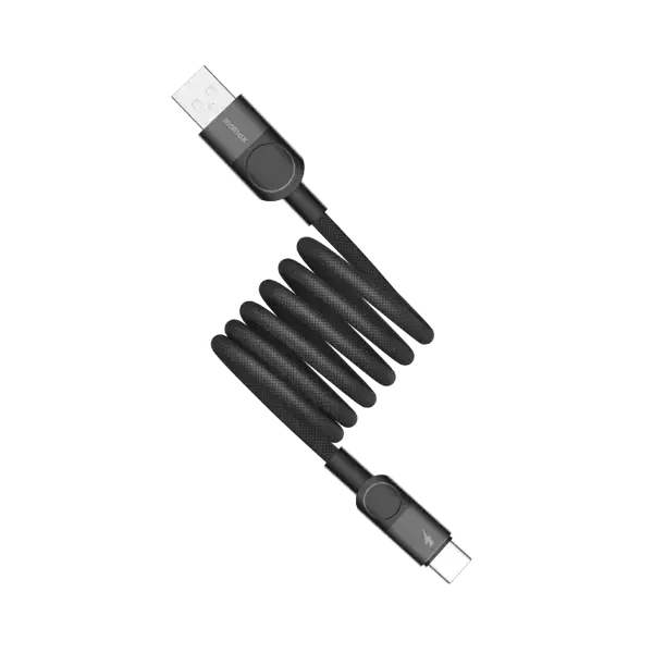 Кабель MOMAX DA57D (USB-A to USB-C USB 2.0 66W/1M) Magnetic Cable Black купить оптом купить оптом
